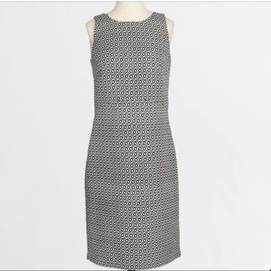 J. Crew printed peekaboo-back dress